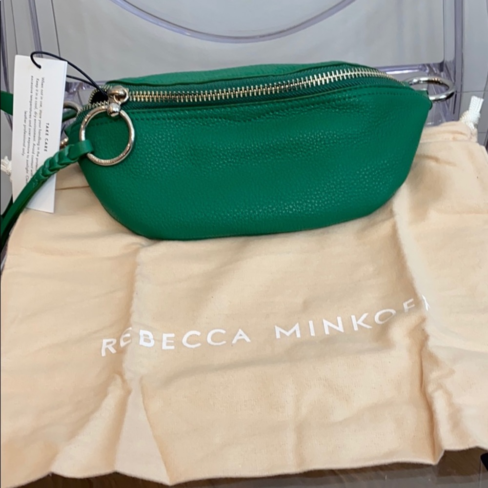 Rare Green Rebecca Minkoff  convertible Belt Bag